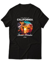 T-Shirt Unisex - The Best Of California - Color Thumbnail Μαύρο