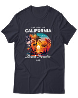 T-Shirt Unisex - The Best Of California - Color Thumbnail Σκούρο Μπλε
