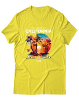 T-Shirt Unisex - The Best Of California - Color Thumbnail Κίτρινο