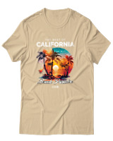 T-Shirt Unisex - The Best Of California - Color Thumbnail Μπεζ