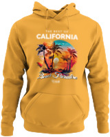 Φούτερ με κουκούλα - The Best Of California - Color Thumbnail Κίτρινο Χρυσό