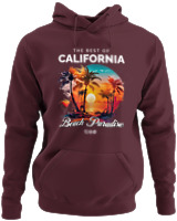 Φούτερ με κουκούλα - The Best Of California - Color Thumbnail Marron