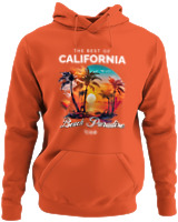 Φούτερ με κουκούλα - The Best Of California - Color Thumbnail Orange