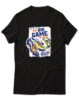 T-Shirt Αντρικό - The Big Game Starts - Color Thumbnail Μαύρο