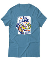 T-Shirt Αντρικό - The Big Game Starts - Color Thumbnail Τιρκουάζ