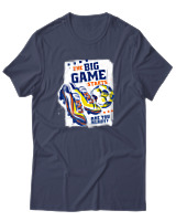 T-Shirt Αντρικό - The Big Game Starts - Color Thumbnail Μπλε Γκρι