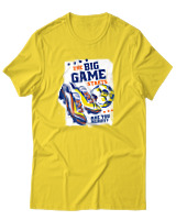 T-Shirt Αντρικό - The Big Game Starts - Color Thumbnail Χρυσό Κίτρινο