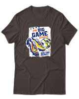 T-Shirt Αντρικό - The Big Game Starts - Color Thumbnail Καφέ