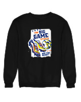 Φούτερ χωρίς κουκούλα Γυναικείο - The Big Game Starts - Color Thumbnail Μαύρο