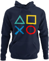 Φούτερ με κουκούλα - The Buttons - Color Thumbnail Navy Blue