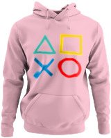 Φούτερ με κουκούλα - The Buttons - Color Thumbnail Pink