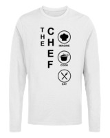 Μακρυμάνικο Μακό - The Chef - Color Thumbnail 'Ασπρο