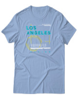 T-Shirt Αντρικό - The City Of Dreams - Color Thumbnail Γαλάζιο