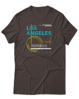 T-Shirt Αντρικό - The City Of Dreams - Color Thumbnail Καφέ
