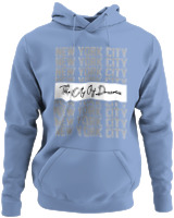 Φούτερ με κουκούλα - The City Of Dreams - Color Thumbnail Blue Carolina