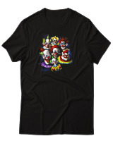 T-Shirt Αντρικό - The Clowns - Color Thumbnail Μαύρο