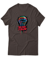 T-Shirt Αντρικό - The Court Is Calling - Color Thumbnail Καφέ