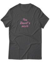 T-Shirt Unisex - The Devil's Mood - Color Thumbnail Ανθρακί