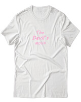 T-Shirt Unisex - The Devil's Mood - Color Thumbnail Άσπρο