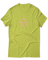 T-Shirt Unisex - The Devil's Mood - Color Thumbnail Λαχανί