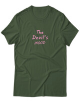 T-Shirt Unisex - The Devil's Mood - Color Thumbnail Κυπαρισσί