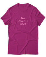 T-Shirt Unisex - The Devil's Mood - Color Thumbnail Φουξια