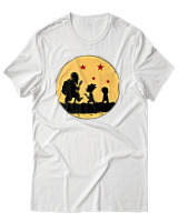 T-Shirt Unisex - The Dragon Ball Way - Color Thumbnail Άσπρο