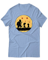 T-Shirt Unisex - The Dragon Ball Way - Color Thumbnail Γαλάζιο