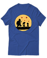 T-Shirt Unisex - The Dragon Ball Way - Color Thumbnail Μπλε Ρουά