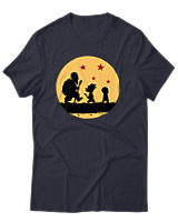 T-Shirt Unisex - The Dragon Ball Way - Color Thumbnail Σκούρο Μπλε