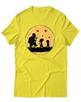 T-Shirt Unisex - The Dragon Ball Way - Color Thumbnail Κίτρινο