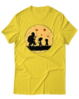 T-Shirt Unisex - The Dragon Ball Way - Color Thumbnail Χρυσό Κίτρινο