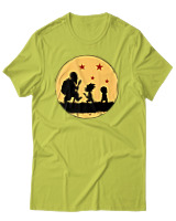 T-Shirt Unisex - The Dragon Ball Way - Color Thumbnail Λαχανί