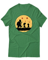 T-Shirt Unisex - The Dragon Ball Way - Color Thumbnail Πράσινο