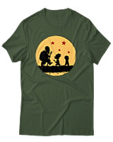 T-Shirt Unisex - The Dragon Ball Way - Color Thumbnail Κυπαρισσί
