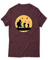 T-Shirt Unisex - The Dragon Ball Way - Color Thumbnail Μπορντό