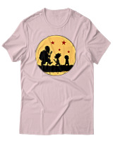 T-Shirt Unisex - The Dragon Ball Way - Color Thumbnail Απαλό Ροζ