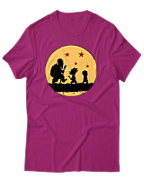 T-Shirt Unisex - The Dragon Ball Way - Color Thumbnail Φουξια