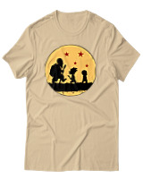 T-Shirt Unisex - The Dragon Ball Way - Color Thumbnail Μπεζ