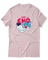 T-Shirt Αντρικό - The End - Color Thumbnail Απαλό Ροζ