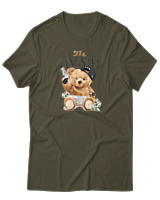 T-Shirt Αντρικό - The Gangster - Color Thumbnail Χακί