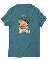 T-Shirt Αντρικό - The Gangster - Color Thumbnail Μπλε Πράσινο
