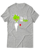 T-Shirt Unisex - The Godfrogger - Color Thumbnail Γκρι Μελανζέ