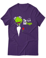 T-Shirt Unisex - The Godfrogger - Color Thumbnail Σκούρο Μωβ