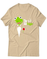 T-Shirt Unisex - The Godfrogger - Color Thumbnail Μπεζ