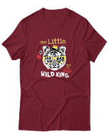 T-Shirt Αντρικό - The Little Roar - Color Thumbnail Σκούρο Κόκκινο