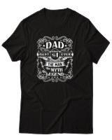 T-Shirt Αντρικό - The Myth The Legend - Color Thumbnail Μαύρο