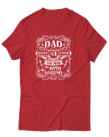 T-Shirt Αντρικό - The Myth The Legend - Color Thumbnail Κόκκινο