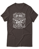 T-Shirt Αντρικό - The Myth The Legend - Color Thumbnail Καφέ