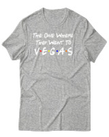 T-Shirt Αντρικό - The One Where They Went To Vegas - Color Thumbnail Γκρι Μελανζέ